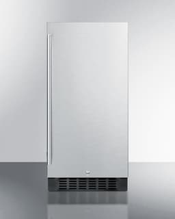 Summit 15 Inch Freestanding/Built In Undercounter Counter Depth Compact All-Refrigerator ALR15BSS | Fridge.com