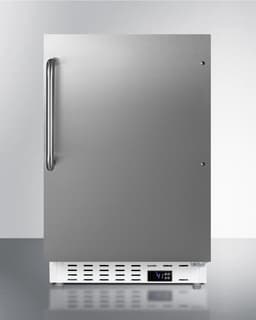 Summit Appliance ALR46WSSTB 20" Wide Built-In All-Refrigerator, ADA Compliant, 3.53 cu.ft Capacity, Adjustable Thermostat, Removable Door Racks, Automatic Defrost, Temperature & Open Door Alarms | Fridge.com