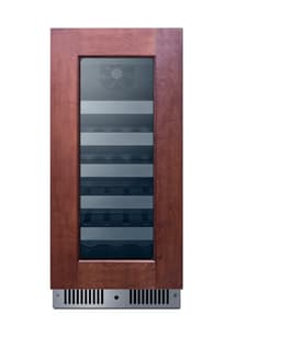 Summit Appliance 15" Wide Built-In Panel Ready Wine Cellar (Panel Not Included) | Fridge.com