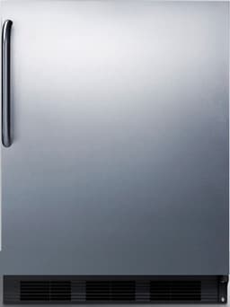 Summit Appliance CT663BKCSSADA ADA Compliant Built-in Undercounter Refrigerator-Freezer for Residential Use, Cycle Defrost w/Deluxe Interior, Stainless Steel Exterior, and Towel Bar Handle | Fridge.com