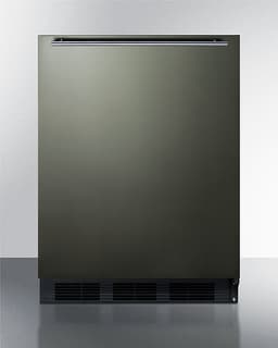 Summit Appliance FF63BKBIKSHH 33.5 x 23.63 x 23.5 in. Built-In Undercounter All-Refrigerator, Black Stainless Steel | Fridge.com