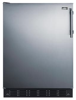Summit 24" Refrigerator, Commercial All-Refrigerator, 5.1 cu.ft. Capacity, ADA Compliant- FF708BL7SSADALHD (Left Handed Door Swing) | Fridge.com