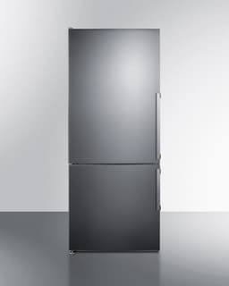Summit 28 Inch Counter Depth Bottom Freezer Refrigerator FFBF283SSLHD | Fridge.com