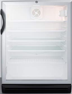 Summit SCR600BGLADA 24"" ADA Compliant Commercially Approved Compact Beverage Center with 5.5 cu. ft. Capacity | Fridge.com