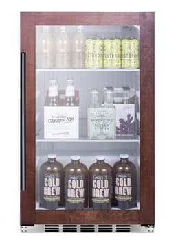 Summit 19” Beverage Center, 3.13 cu.ft. Capacity, Shallow Depth, Outdoor Refrigerator, *Panel Ready- SPR489OSPNR (*Panel not included) | Fridge.com