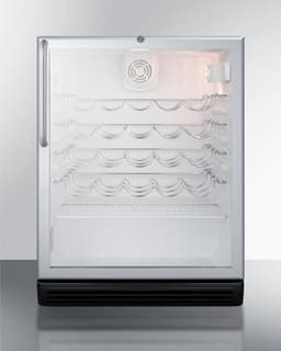 Summit Appliance Single Zone 23.63'' Built-In 36 Bottle Wine Refrigerator | Fridge.com