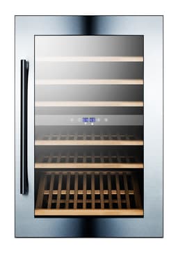 Summit Appliance Dual Zone 23.25'' Built-In 51 Bottle Wine Refrigerator With Reversible Door | Fridge.com