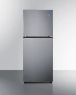 Summit FF1089PL 24” Top Mount Refrigerator-Freezer - Stainless Steel Look | Fridge.com