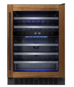 Transcend 24 in. 46 Bottle Panel-Ready Single Door Dual Zone Built-In Wine Cooler | Fridge.com