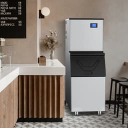 Tittla 450 lb. Daily Production Clear Ice Freestanding Commercial Ice Maker With 300 lb. Storage Bin | Fridge.com