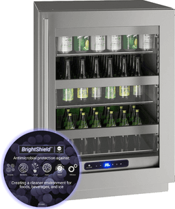 U-Line 24 Inch 5 Class 24" Freestanding/Built In Undercounter Compact All-Refrigerator UHRE524SG81A | Fridge.com