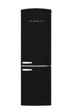 Unique Appliances Classic Retro 12 cu.ft. Bottom Freezer Refrigerator in Matte Black | Fridge.com
