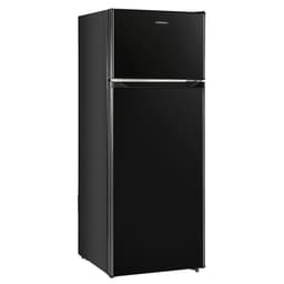 Upstreman 7.7 Cu.Ft. Refrigerator with Freezer, Double Door Fridge, Adjustable Thermostat, Large Capacity, Reversible Door Swing, Refrigerator for Apartment, Office, Dorm, Black(BD75) | Fridge.com