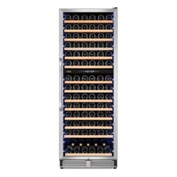 Velivi 154-Bottle Built-In Or Freestanding Dual Zone Wine Refrigerator With Stainless Steel Door | Fridge.com