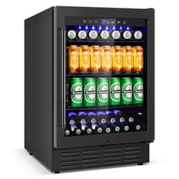 24-Inch 210 Can Freestanding/Built-In Beverage Cooler - Energy Efficient, Quiet, Home Bar Fridge With Safety Lock | Fridge.com