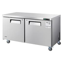 Commercial Freezer Prepration Worktable Stainless Steel 60 Inch Double Door | Fridge.com