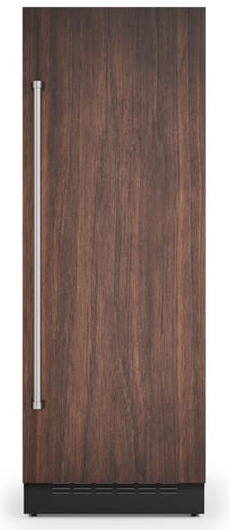 Viking - 30"W 16.0 cu. ft Veil Integrated Upright Built-In Column Freezer-Custom Panel _rh - Custom Panel Ready | Fridge.com