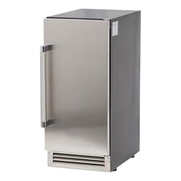 West Bend Built-in or Freestanding Ice Maker, 15", Metallic | Fridge.com