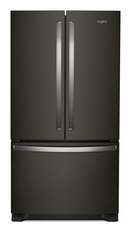 Whirlpool Counter-Depth French Door Bottom Mount Refrigerator in Print Resist Blk Stnlss | Fridge.com