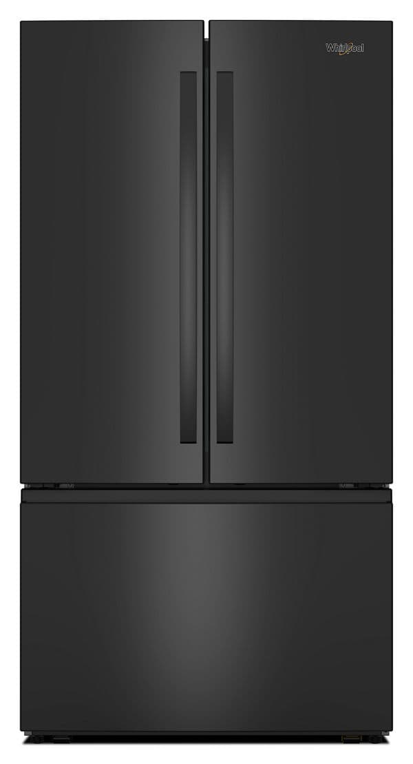 Whirlpool Whirlpool - 36 in. Wide 31 cu. ft. French Door Refrigerator with Ice Maker and Family-Sized Capacity - Black | Fridge.com