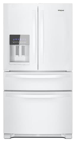 Whirlpool 36 in. Wide French Door Bottom Mount Refrigerator in White 36 in. WRMF3636RW | Fridge.com