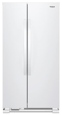 Whirlpool 33 in. Wide Side-by-Side Refrigerator in White 22 cu. ft. | Fridge.com