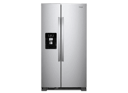 Whirlpool WRS321SDHZ-SS 21.4 CuFt Side-By-Side Refrigerator | Fridge.com