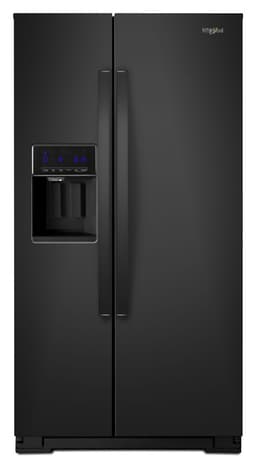 Whirlpool 36 in. Wide Side-by-Side Refrigerator in Black 28 cu. ft. | Fridge.com