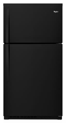 Whirlpool 33 in. Wide Top Freezer Refrigerator in Black 21 cu. ft. | Fridge.com