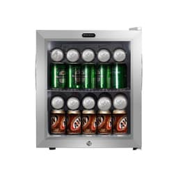 Whynter Beverage Refrigerator with Double-Layer Glass Door, 68-Can 1.6 Cu Ft Freestanding Drink Mini Fridge, BR-062WS, Stainless Steel | Fridge.com