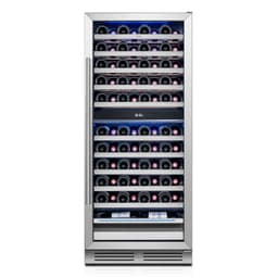 YEEGO Dual Zone 23.4" 89 Bottle Wine Refrigerator Freestanding/Build-In Wine Cooler | Fridge.com