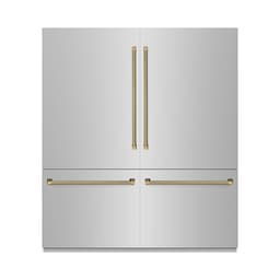 ZLINE 72 Inch Autograph 72" Built In Counter Depth French Door Refrigerator GRBITZ30472KG | Fridge.com