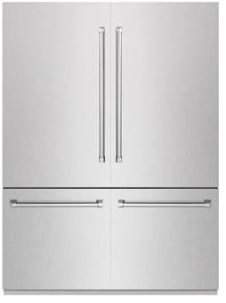 ZLINE 60 Inch Built In Counter Depth French Door Refrigerator GRBIVSN60 | Fridge.com