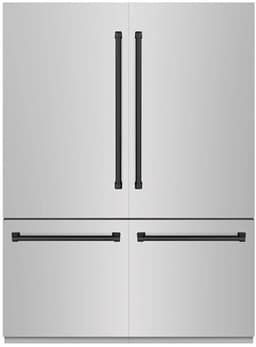ZLINE 60 Inch Autograph 60" Built In Counter Depth French Door Refrigerator GRBIVZ30460MB | Fridge.com