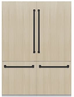 ZLINE 60 Inch Autograph 60" Built In Counter Depth French Door Refrigerator GRBIVZ60MB | Fridge.com