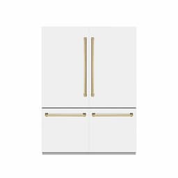 ZLINE 60 Inch Autograph 60" Built In Counter Depth French Door Refrigerator GRBIVZWM60G | Fridge.com