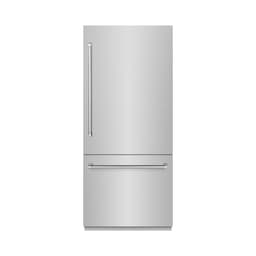 ZLINE 36 in. 19.8 cu. ft. Built-In Bottom Freezer Refrigerator With Water Dispenser And Ice Maker | Fridge.com