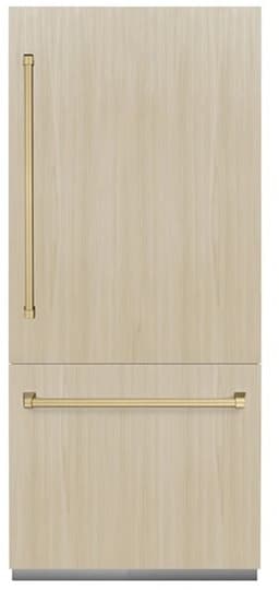 ZLINE 36 Inch Autograph 36" Built In Counter Depth Bottom Freezer Refrigerator RBITZ36CB | Fridge.com