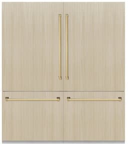 ZLINE 72 Inch Autograph 72" Built In Counter Depth French Door Refrigerator RBITZ72G | Fridge.com