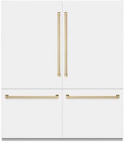 ZLINE 72 Inch Autograph 72" Built In Counter Depth French Door Refrigerator RBITZWM72CB | Fridge.com
