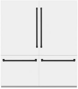 ZLINE 72 Inch Autograph 72" Built In Counter Depth French Door Refrigerator RBITZWM72MB | Fridge.com