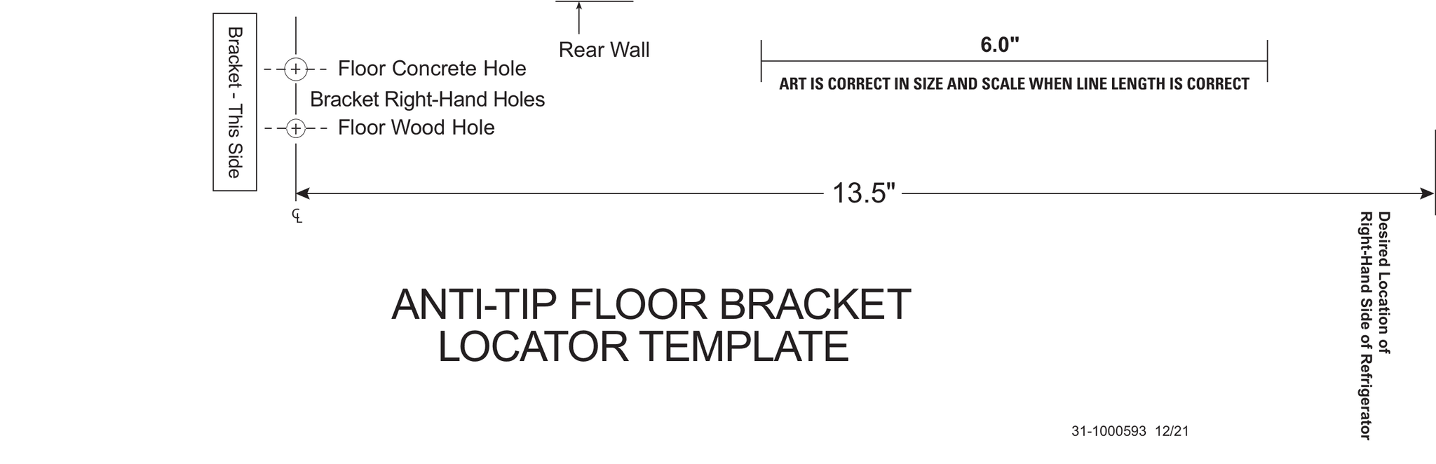 Installation diagram for the GE Profile PXD22BYPFS, from the manufacturer document