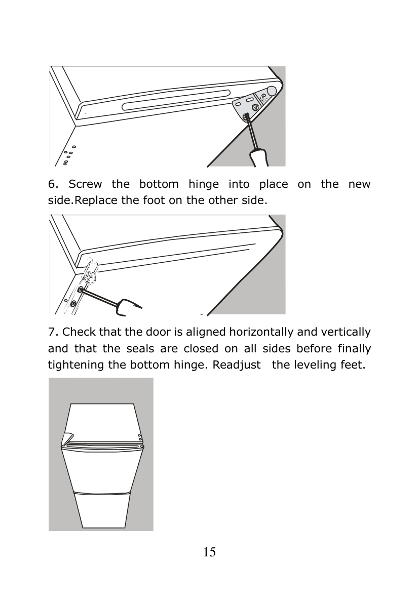 Installation diagram for the Midea WHD-113FSS1, from the manufacturer document