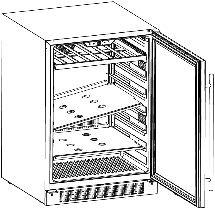 Product illustration for the Zephyr PRWB24C32CG, from the manufacturer document
