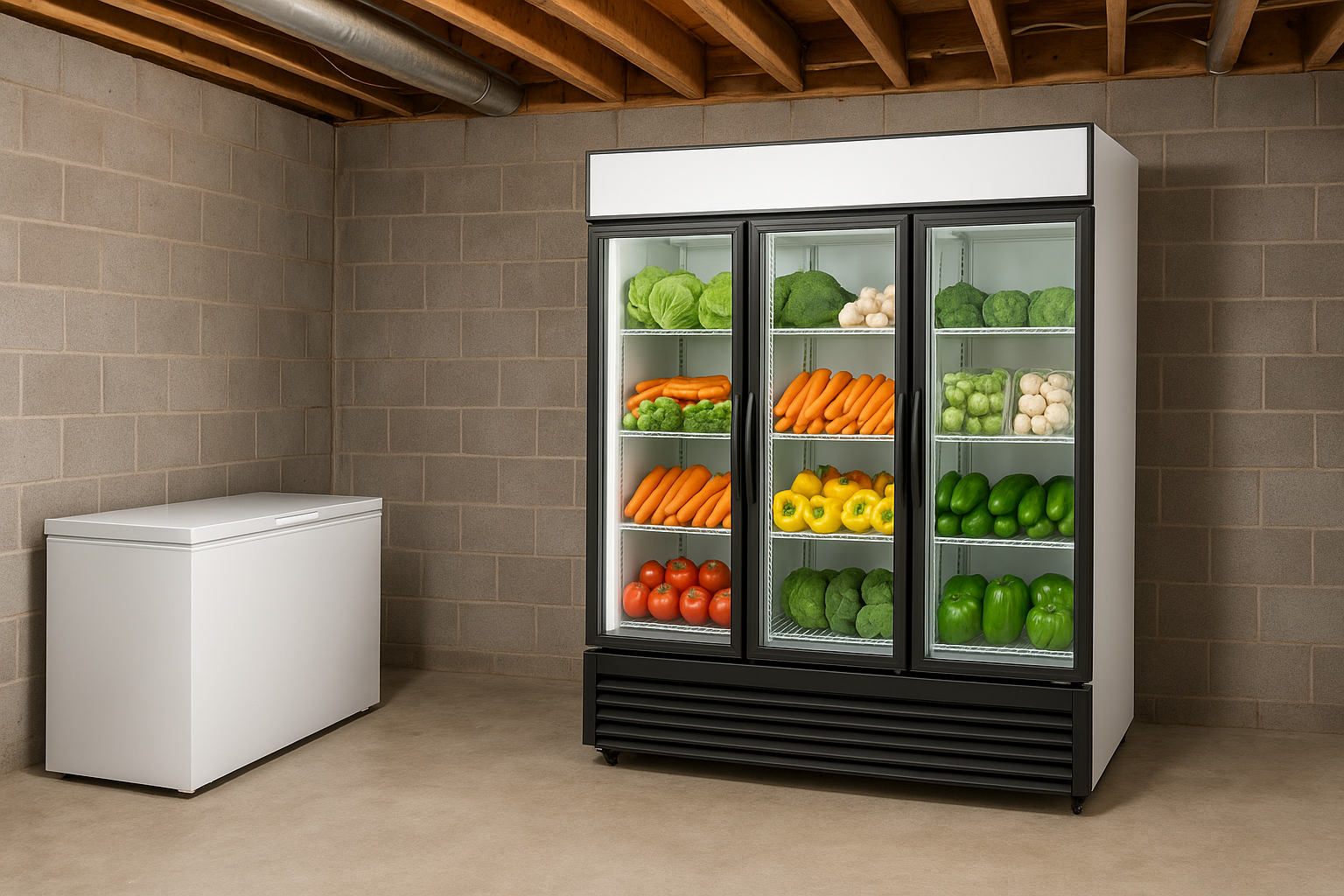 Basement Refrigerator Vs. Convertible Freezer Refrigerator | Fridge.com