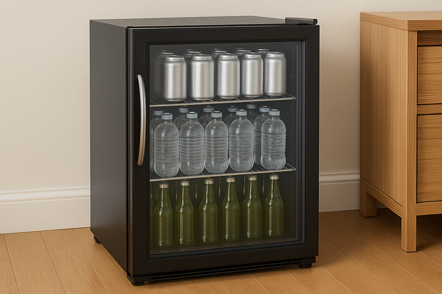 Beverage Fridge Vs. Glass Door Mini Fridge | Fridge.com