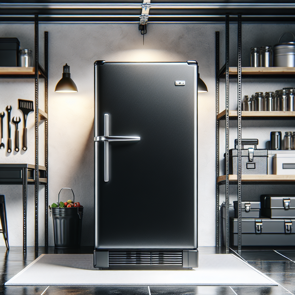 Black Slate Refrigerator Vs. Garage Freezer | Fridge.com