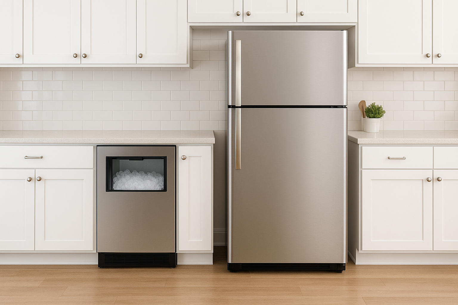 Built In Ice Maker Vs. Top Freezer Refrigerator | Fridge.com