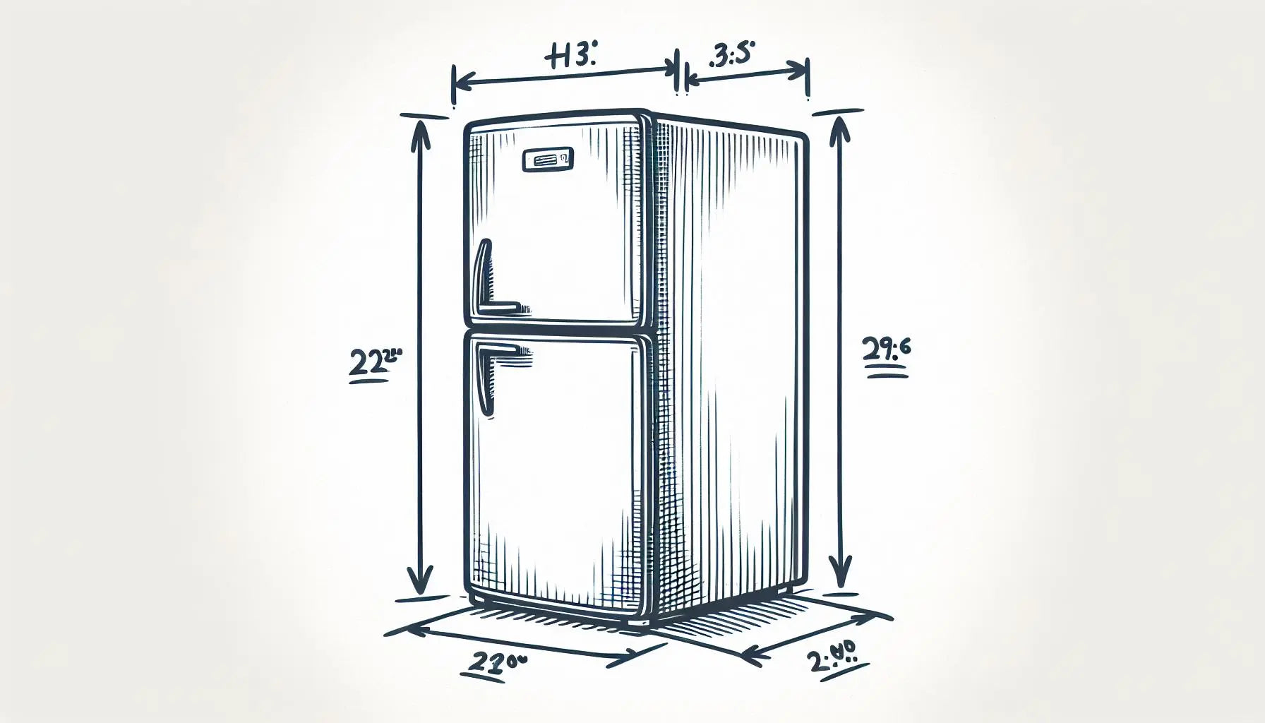 Demystifying The Numbers: Standard Fridge Dimensions 101 | Fridge.com