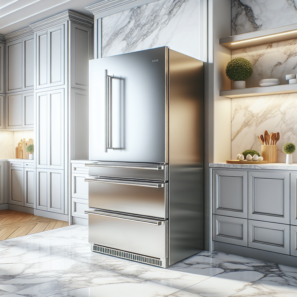 Double Drawer Refrigerator Vs. Silver Side By Side Refrigerator | Fridge.com